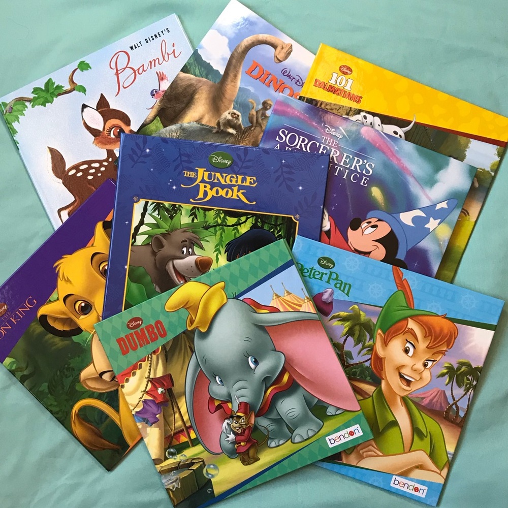NEW Disney Bendon Bedtime Storybooks Lot of 8